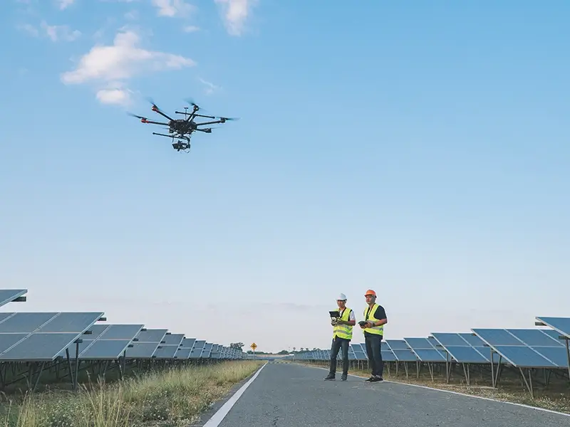 Επιθεώρηση Φωτοβολταϊκών Πάρκων με Drone
